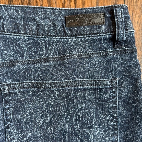 Lee classic jeans with swirl pattern size 14 (B9) - Picture 6 of 7
